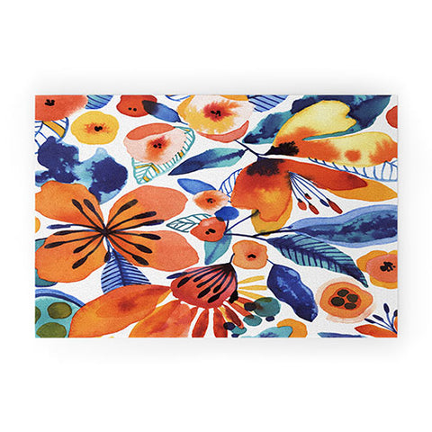 CayenaBlanca Azafran Welcome Mat