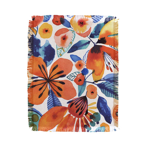 CayenaBlanca Azafran Throw Blanket