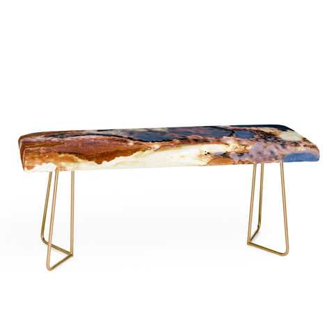 CayenaBlanca Azurite Bench