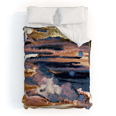 CayenaBlanca Azurite Duvet Cover