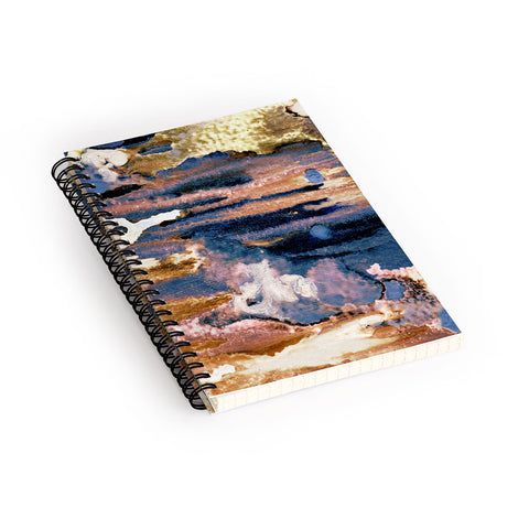 CayenaBlanca Azurite Spiral Notebook