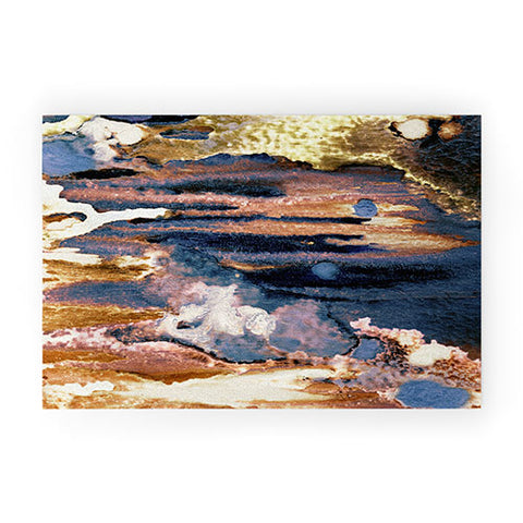 CayenaBlanca Azurite Welcome Mat