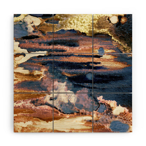 CayenaBlanca Azurite Wood Wall Mural