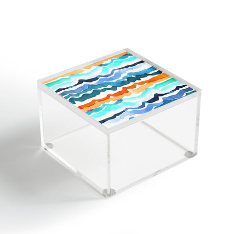 CayenaBlanca Beach Waves Acrylic Box