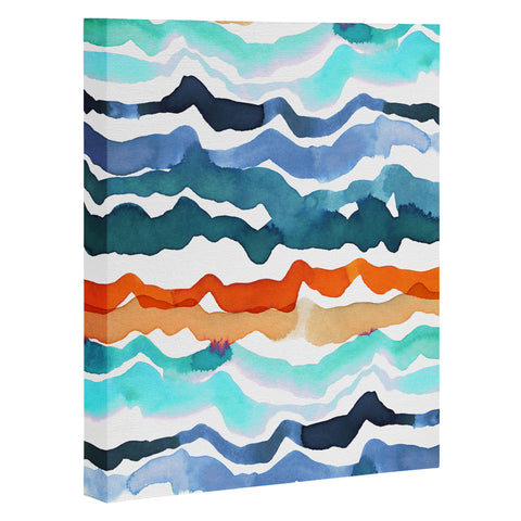 CayenaBlanca Beach Waves Art Canvas
