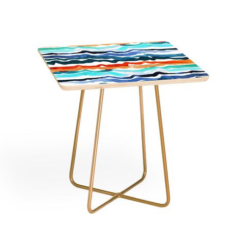 CayenaBlanca Beach Waves Side Table
