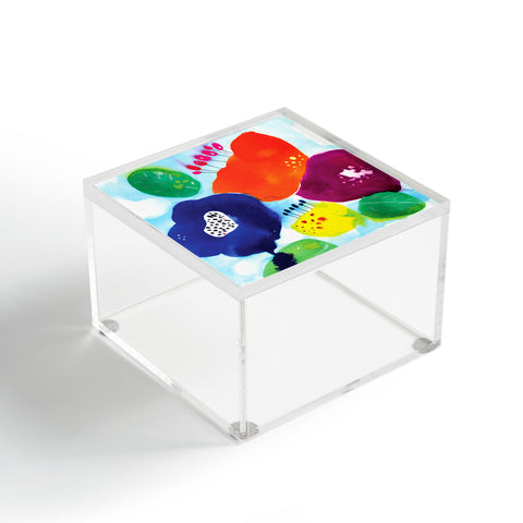 CayenaBlanca Big Flowers Acrylic Box