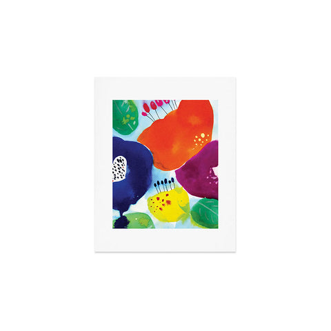 CayenaBlanca Big Flowers Art Print