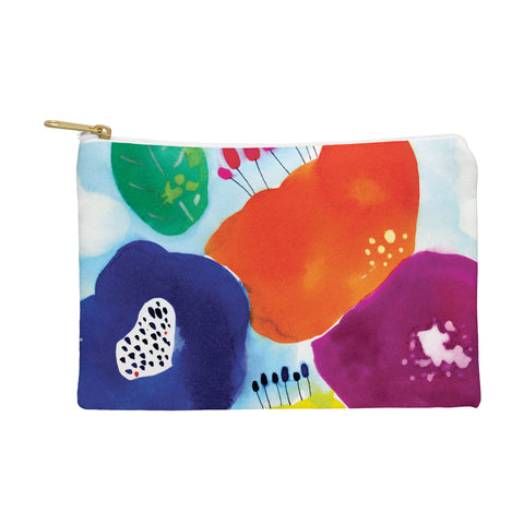 CayenaBlanca Big Flowers Pouch