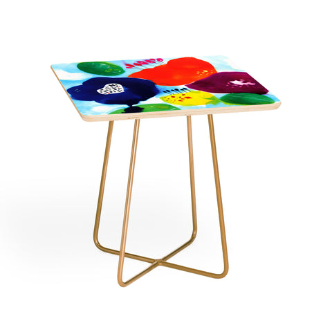 CayenaBlanca Big Flowers Side Table