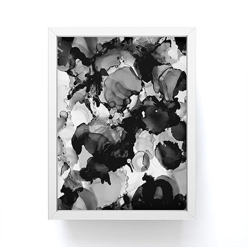 CayenaBlanca Black and white dreams Framed Mini Art Print