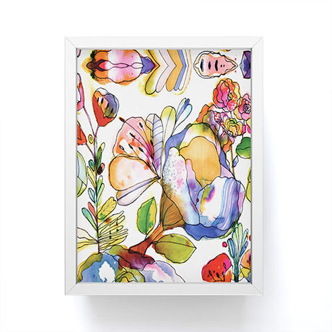 CayenaBlanca Blossom Pastel Framed Mini Art Print