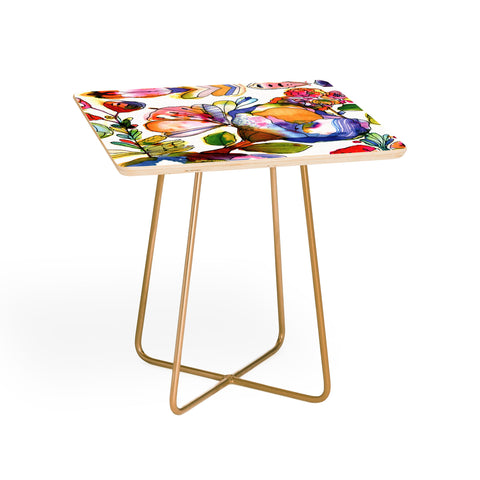 CayenaBlanca Blossom Pastel Side Table