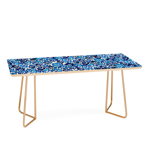 CayenaBlanca Blue Ikat Coffee Table