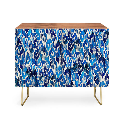 CayenaBlanca Blue Ikat Credenza