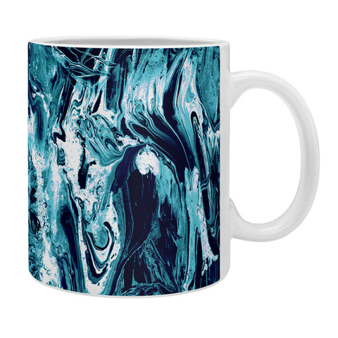 CayenaBlanca Blue Marble Coffee Mug
