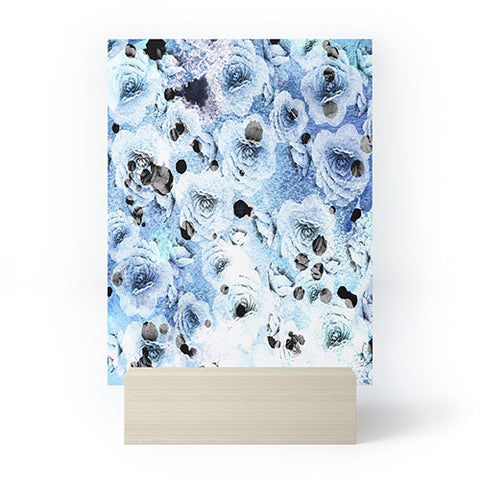 CayenaBlanca Blue Roses Mini Art Print
