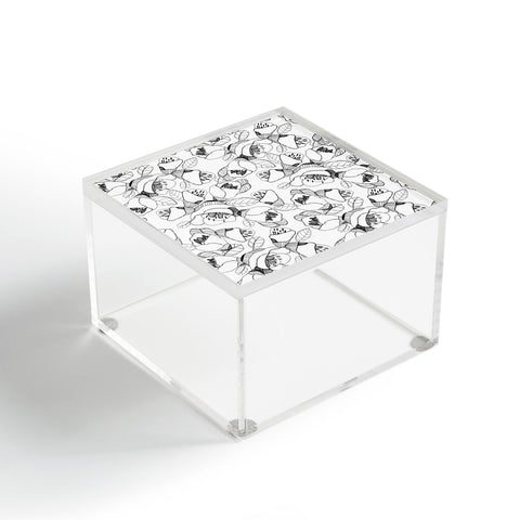 CayenaBlanca Bw Lines Acrylic Box
