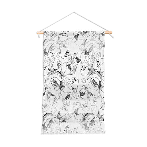 CayenaBlanca Bw Lines Wall Hanging Portrait