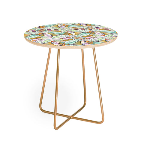 CayenaBlanca Caribe Round Side Table