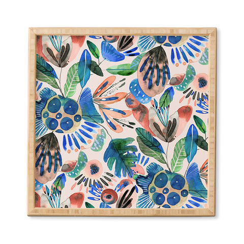 CayenaBlanca Cocoa Fields Framed Wall Art