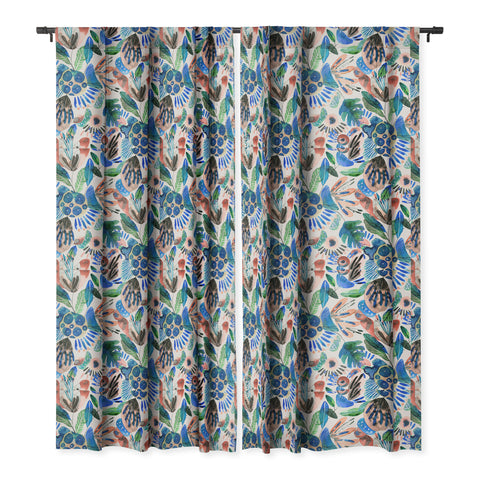 CayenaBlanca Cocoa Fields Blackout Window Curtain