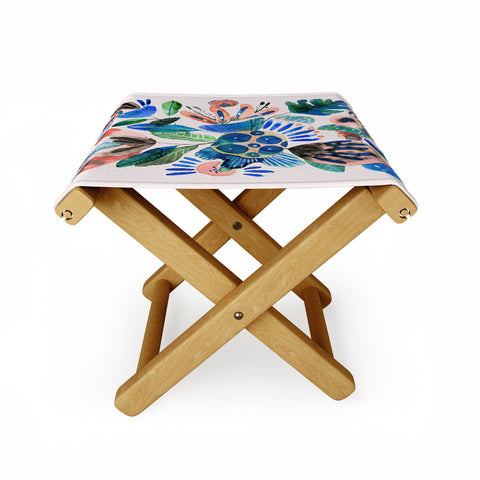 CayenaBlanca Cocoa Fields Folding Stool