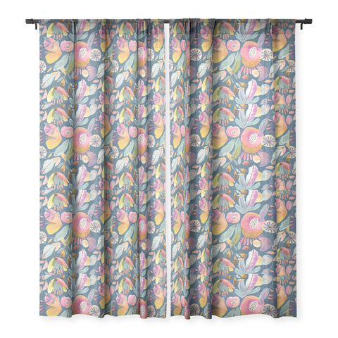 CayenaBlanca Colour Magic Sheer Window Curtain