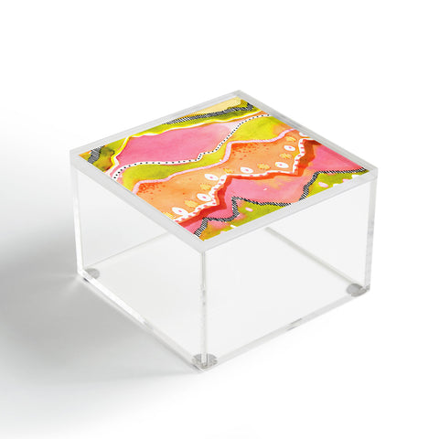 CayenaBlanca Coral Landscape Acrylic Box