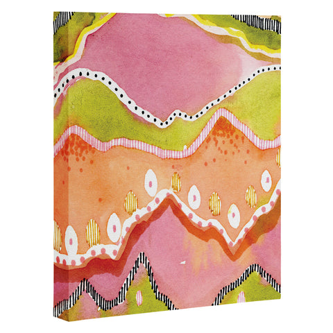 CayenaBlanca Coral Landscape Art Canvas