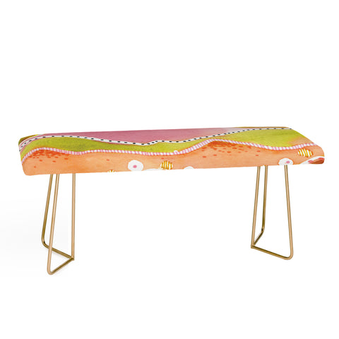 CayenaBlanca Coral Landscape Bench