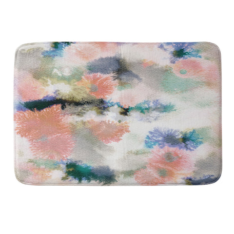 CayenaBlanca Corals Memory Foam Bath Mat