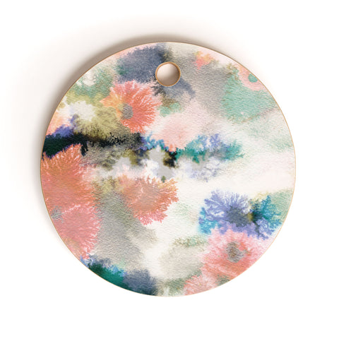 CayenaBlanca Corals Cutting Board Round