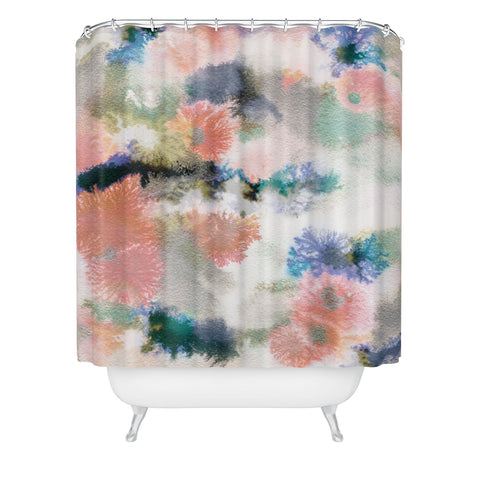 CayenaBlanca Corals Shower Curtain