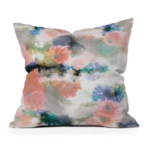 CayenaBlanca Corals Throw Pillow