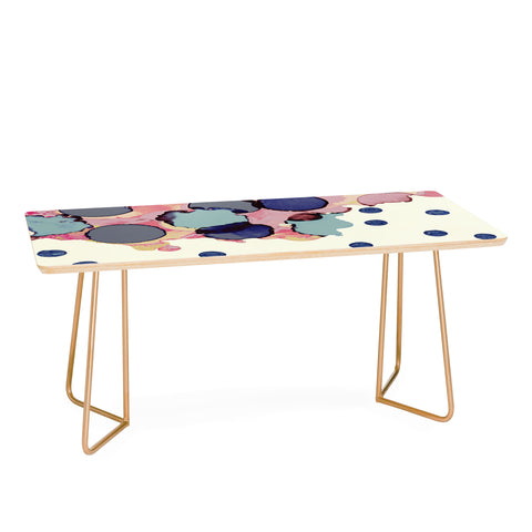 CayenaBlanca Cotton Dots Coffee Table