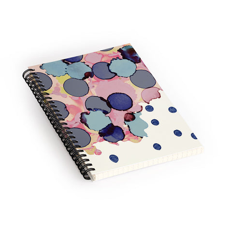 CayenaBlanca Cotton Dots Spiral Notebook