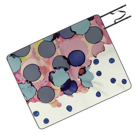 CayenaBlanca Cotton Dots Picnic Blanket