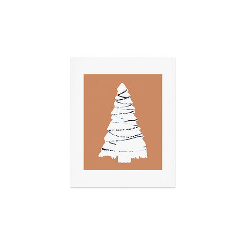 CayenaBlanca Cozy Christmas Tree Art Print