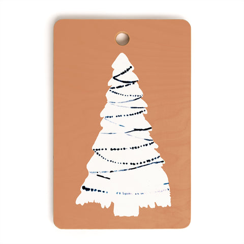 CayenaBlanca Cozy Christmas Tree Cutting Board Rectangle