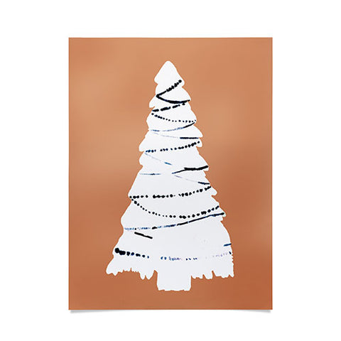 CayenaBlanca Cozy Christmas Tree Poster