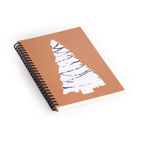 CayenaBlanca Cozy Christmas Tree Spiral Notebook