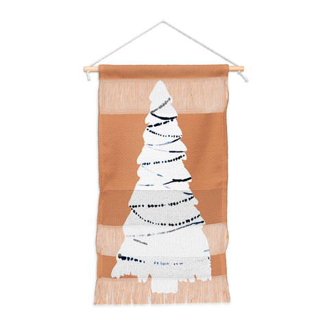CayenaBlanca Cozy Christmas Tree Wall Hanging Portrait