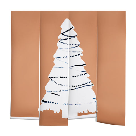 CayenaBlanca Cozy Christmas Tree Wall Mural
