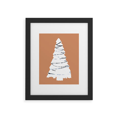 CayenaBlanca Cozy Christmas Tree Framed Art Print