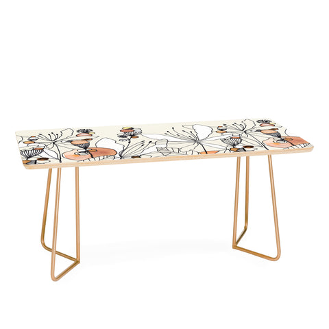 CayenaBlanca Desert Butterfly Coffee Table