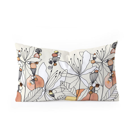 CayenaBlanca Desert Butterfly Oblong Throw Pillow