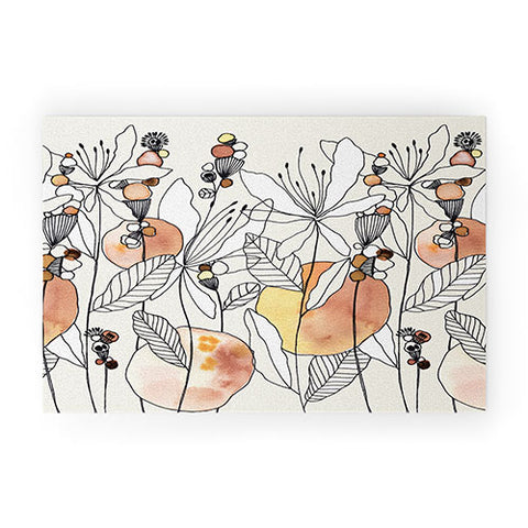 CayenaBlanca Desert Butterfly Welcome Mat
