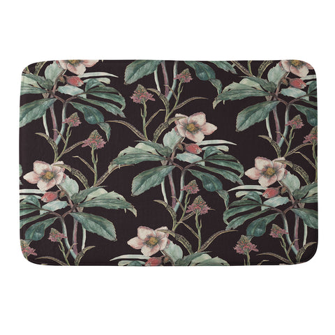 CayenaBlanca Dramatic Garden Memory Foam Bath Mat