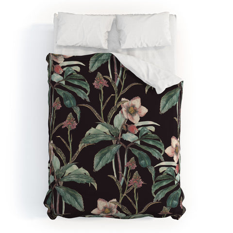 CayenaBlanca Dramatic Garden Duvet Cover